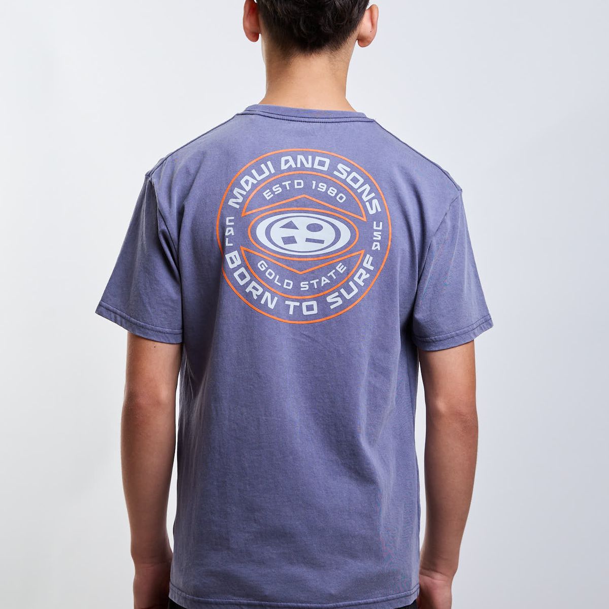 MAUI AND SONS - Polera MC Luca Azul Infantil Maui And Sons