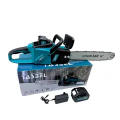 GENERICO - MOTOSIERRA INALAMBRICA 12 PULGADAS CON 2 BATERÍAS + CARGADOR + MALETÍN DE TRANSPORTE