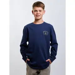 MAUI AND SONS - Polera ML Aloha Azul Infantil