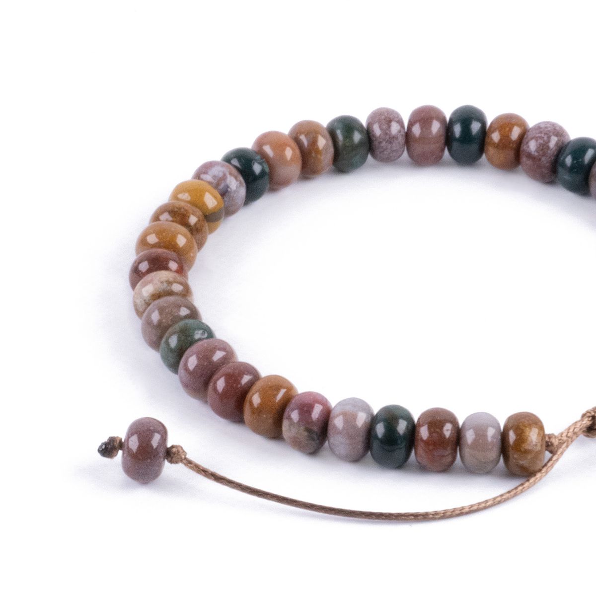 TRIBALLE - Pulsera Amistad de Piedra Natural -  Ónix Oceánico