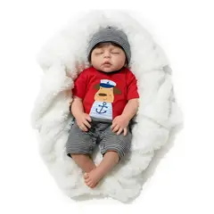 GENERICO - Muñeca reborn Realista de silicona realista 50cm con accesorios