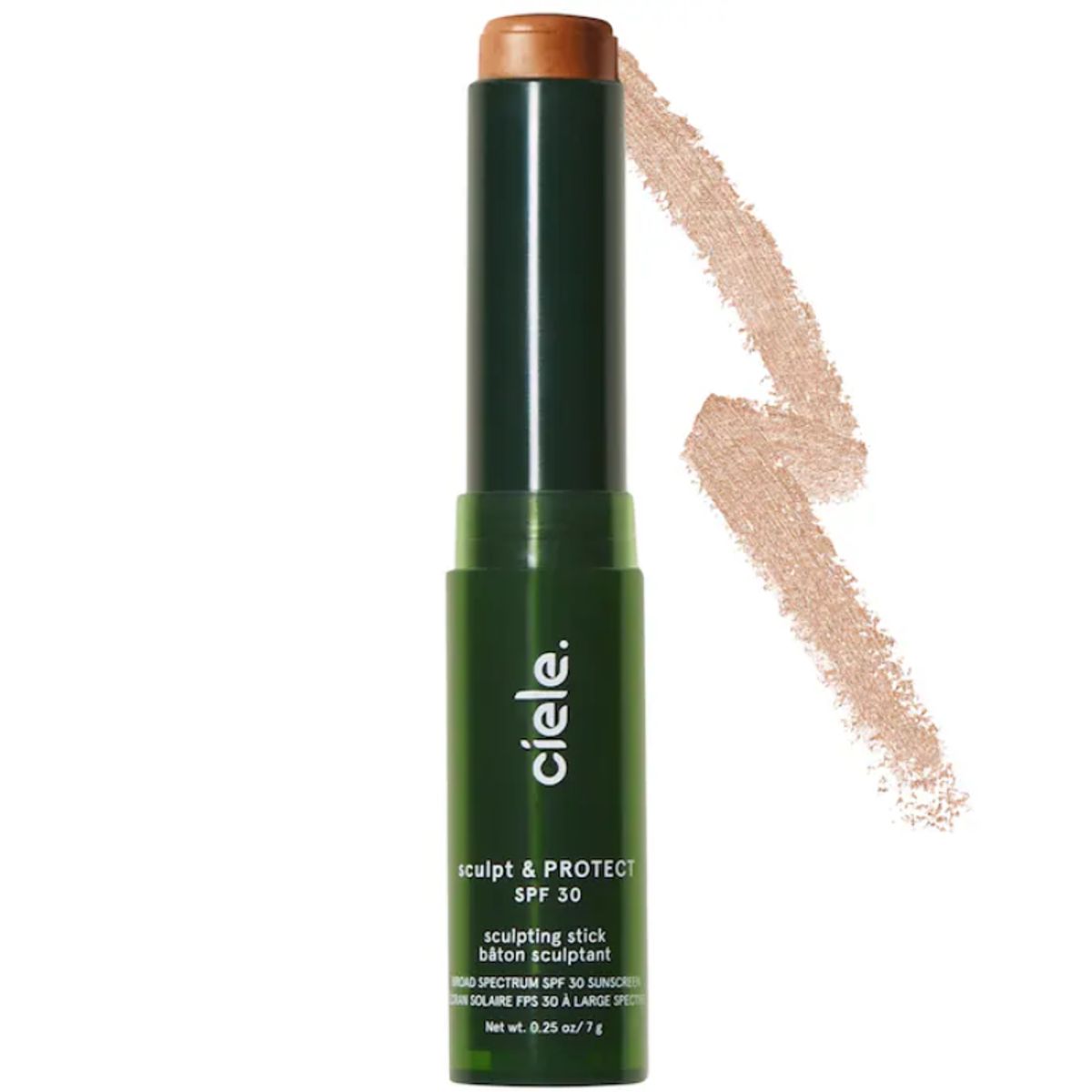 CIELE - Bronzer + Contorno en Barra con FPS 30+ - 02 Medium CIELE