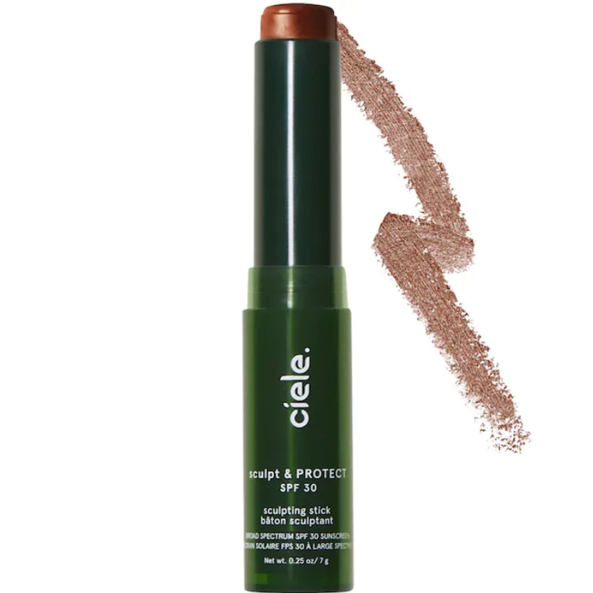CIELE - Bronzer + Contorno en Barra con FPS 30+ - 04 Dark CIELE