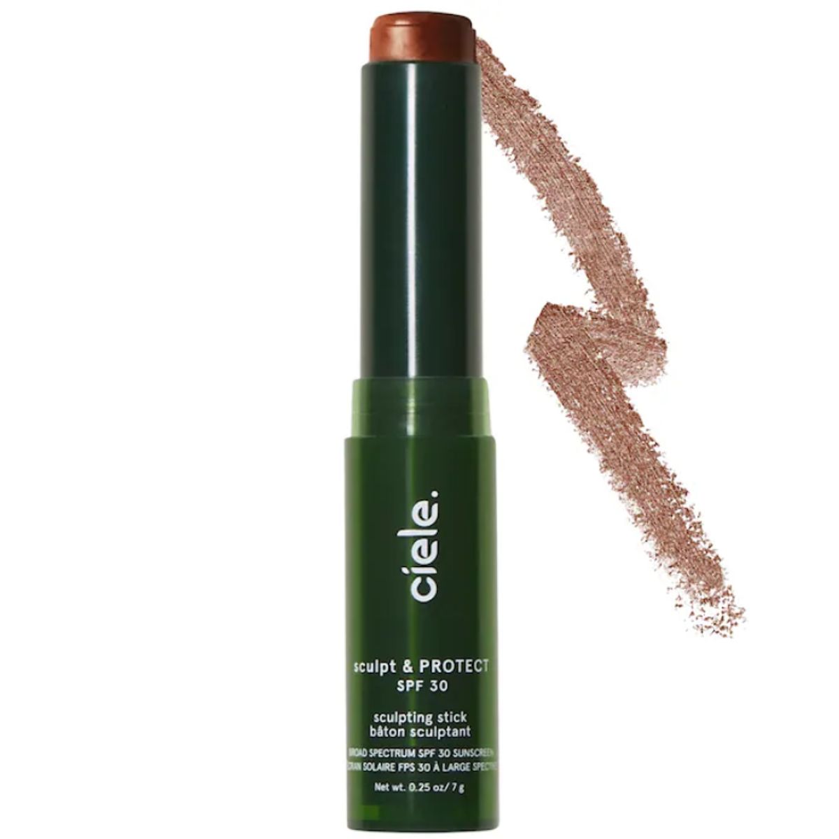 CIELE - Bronzer + Contorno en Barra con FPS 30+ - 04 Dark CIELE