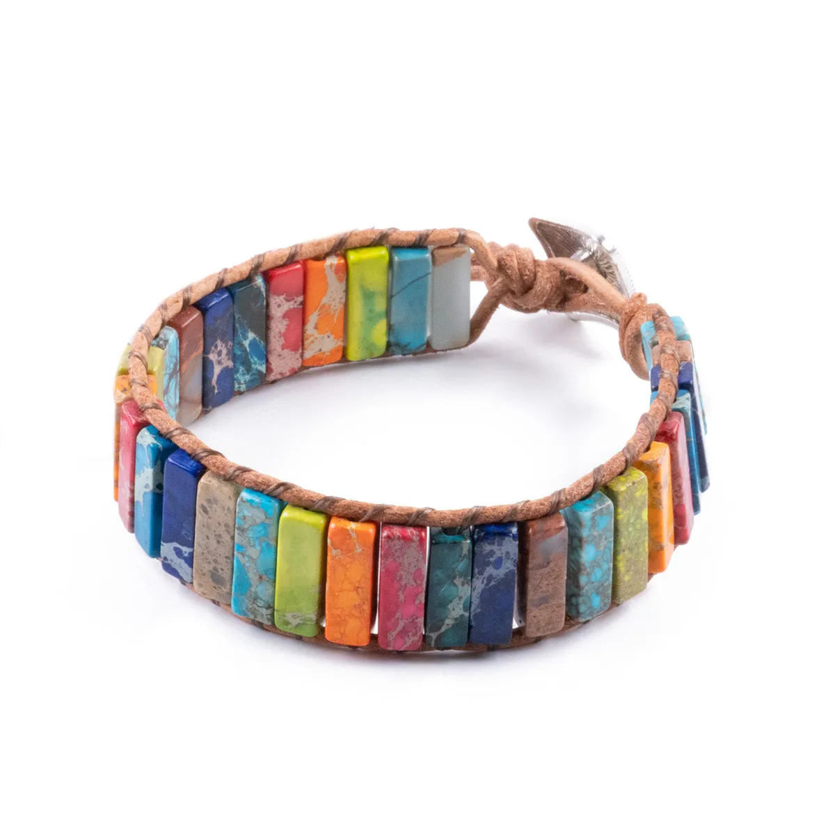 TRIBALLE - Pulsera Chakra de Piedra Natural - Jaspe