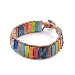 TRIBALLE - Pulsera Chakra de Piedra Natural - Jaspe