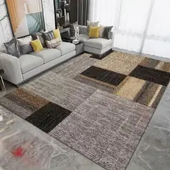 GENERICO - ALFOMBRA PARA LIVING ANTIDESLIZANTE CON DISEÑOS TRIDIMENCIONALES
