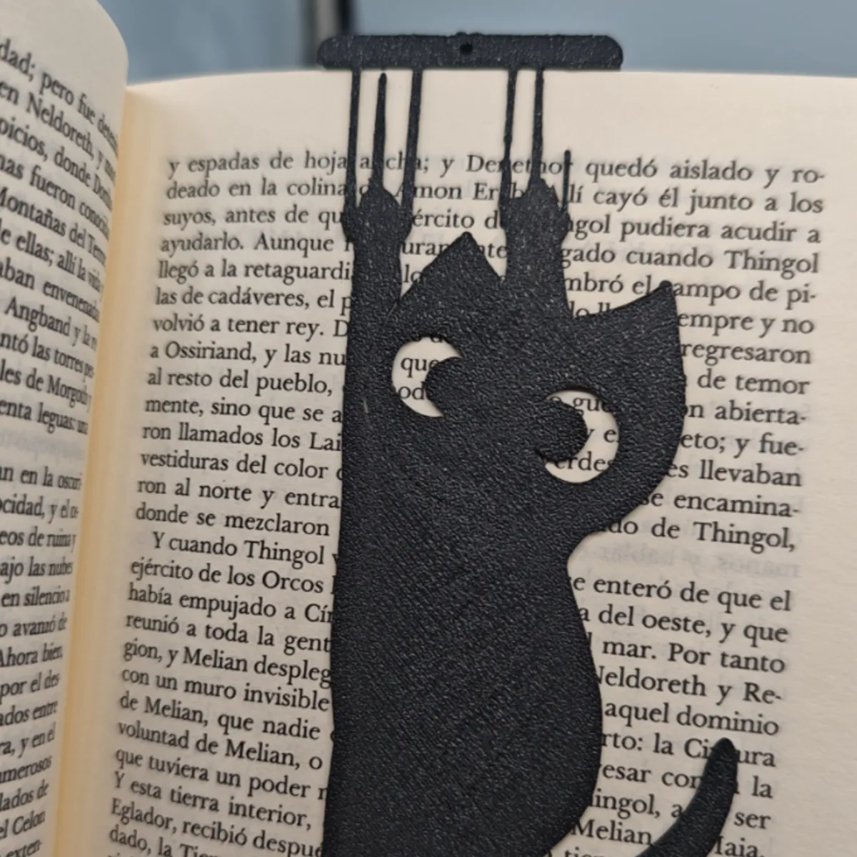 GENERICO - Marcapáginas- Gato Negro Nervioso