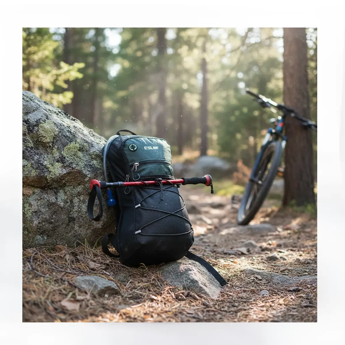 GENERICO - Mochila bolso Hidratación Trekking Ciclismo Runnig 2lts