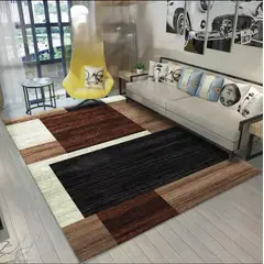 GENERICO - ALFOMBRA PARA LIVING ANTIDESLIZANTE CON DISEÑOS TRIDIMENCIONALES