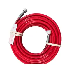 GENERICO - Manguera Airless Pintura Alta Presión 1/4 X 15 metros rojo