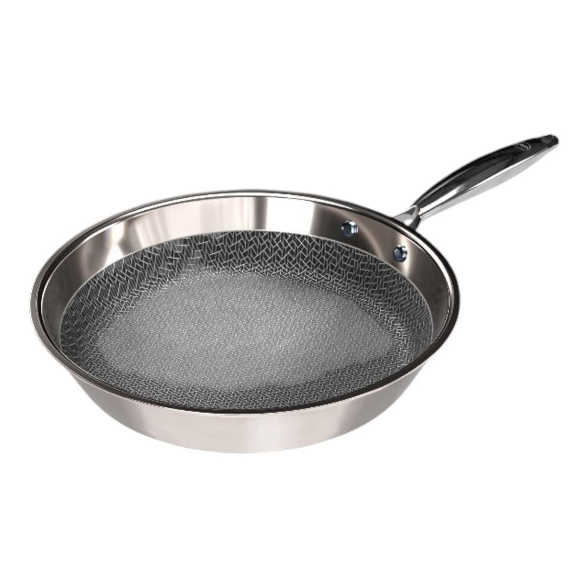 WENS - Sartén 28 Cm, Honeycomb Acero inoxidable 18/10  5 capa antiadherentes