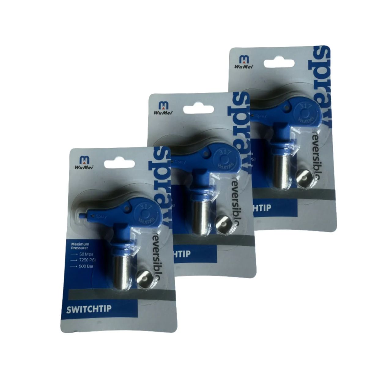 GENERICO - Boquilla Reversible Spray Pistola Airless Modelo 317 Pack 3