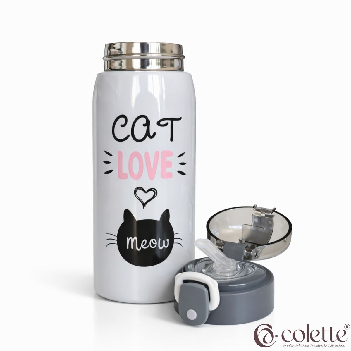 COLETTE - Botella Térmica Cat Love