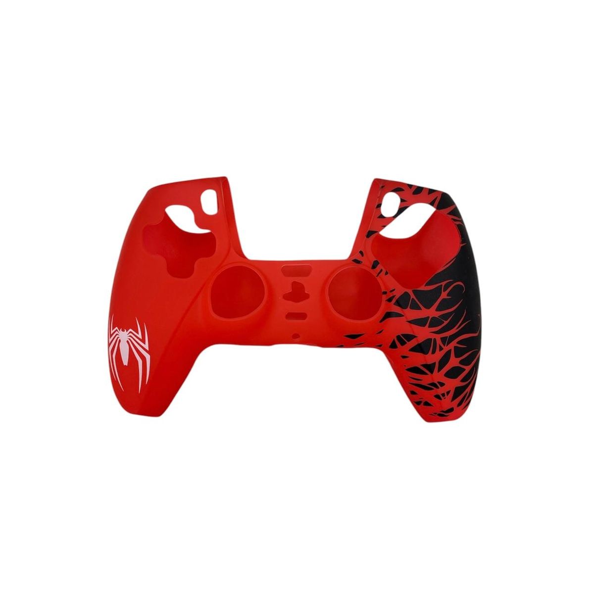 GENERICO - Funda Protectora Silicona Mando Compatible PlayStation SPM ROJA