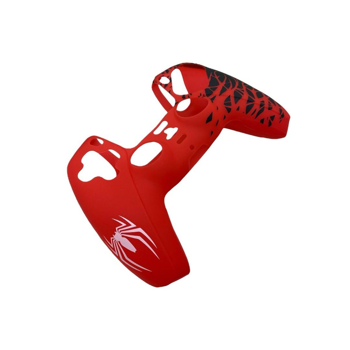 GENERICO - Funda Protectora Silicona Mando Compatible PlayStation SPM ROJA