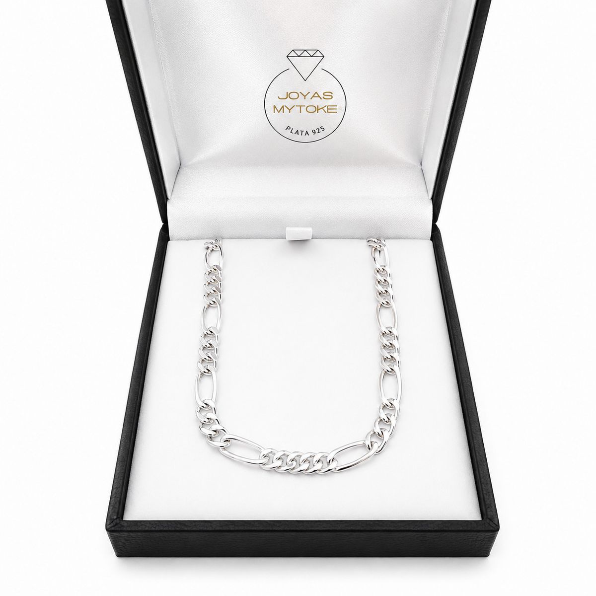 JOYAS MYTOKE - Cadena Figaro Hombre 60cm Plata Nacional 980