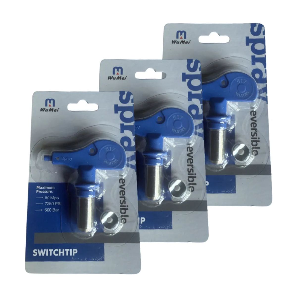 GENERICO - Boquilla Reversible Spray Pistola Airless Modelo 517 Pack 3