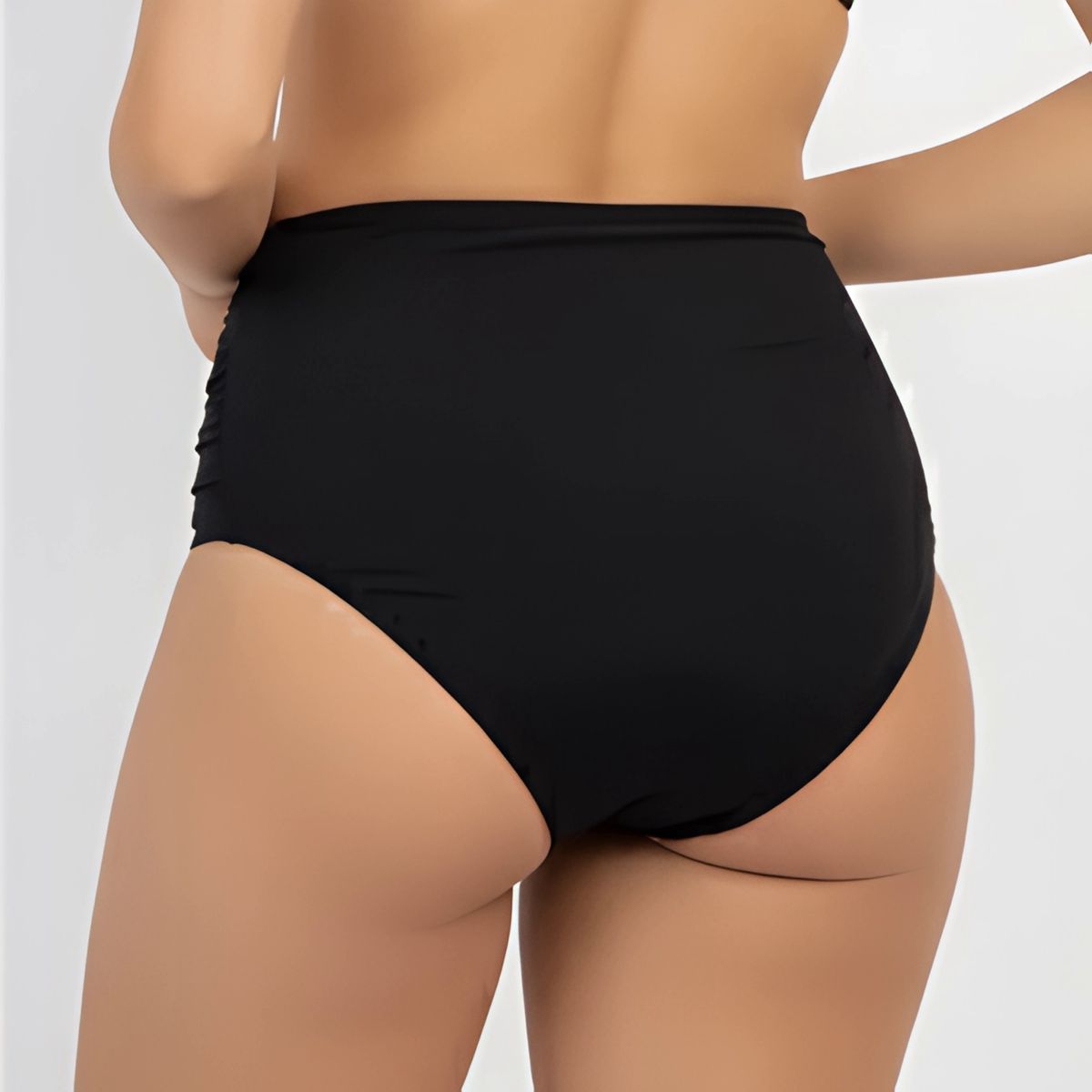 HIPSY SWIMWEAR - Parte de abajo Bikini tiro alto drapeado colores
