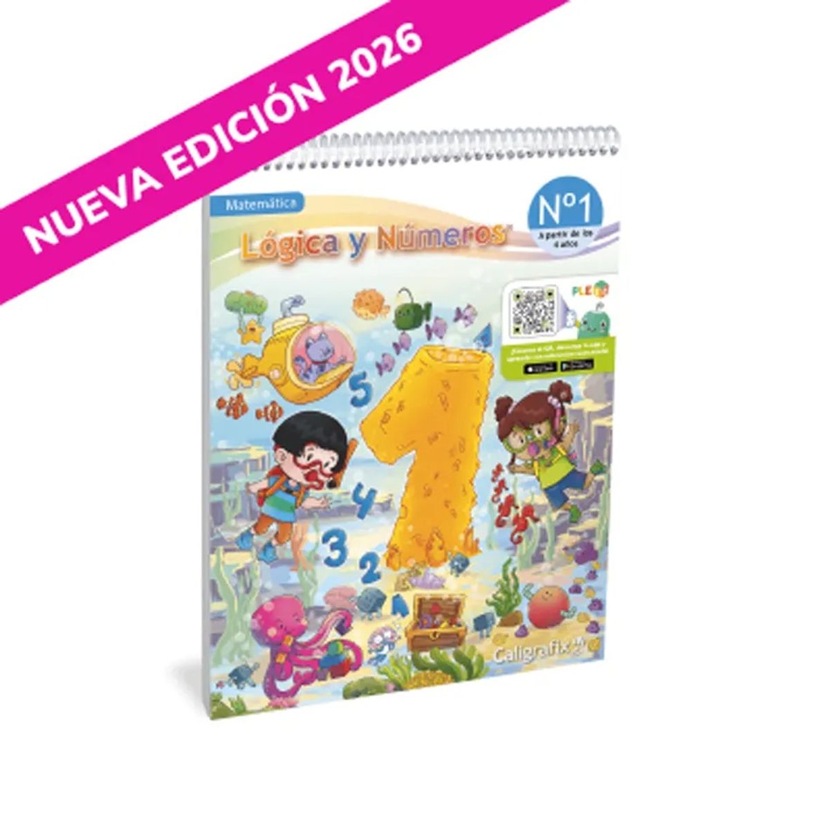 CALIGRAFIX - Logica y Números 1 Pre Kinder Caligrafix Nueva Edición 2026