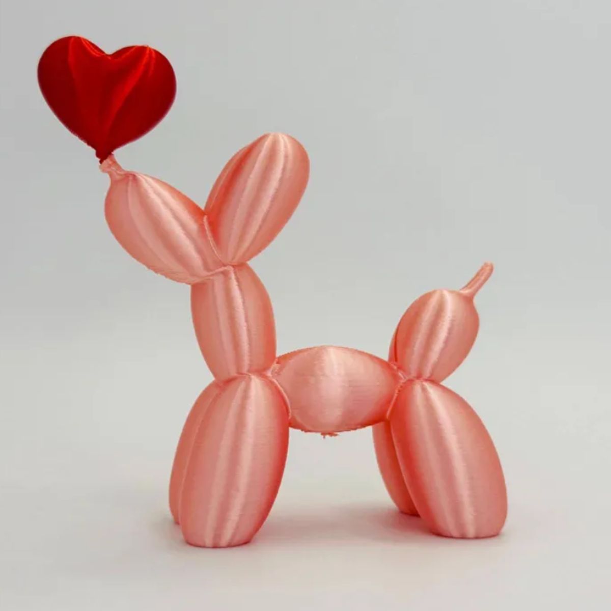 GENERICO - Adorno San Valentín - Perro globo con corazón