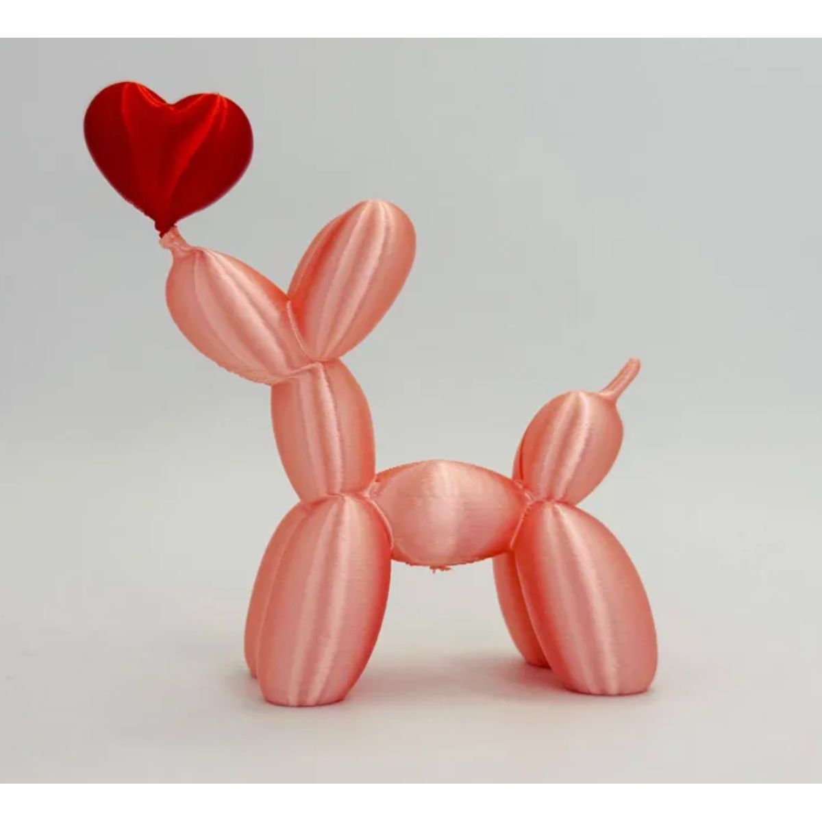 GENERICO - Adorno San Valentín - Perro globo con corazón