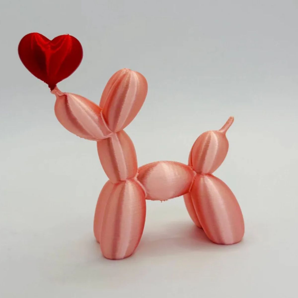 GENERICO - Adorno San Valentín - Perro globo con corazón
