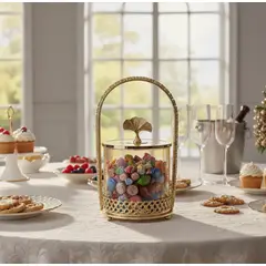 GENERICO - Dulcera O Bombonera De Cristal