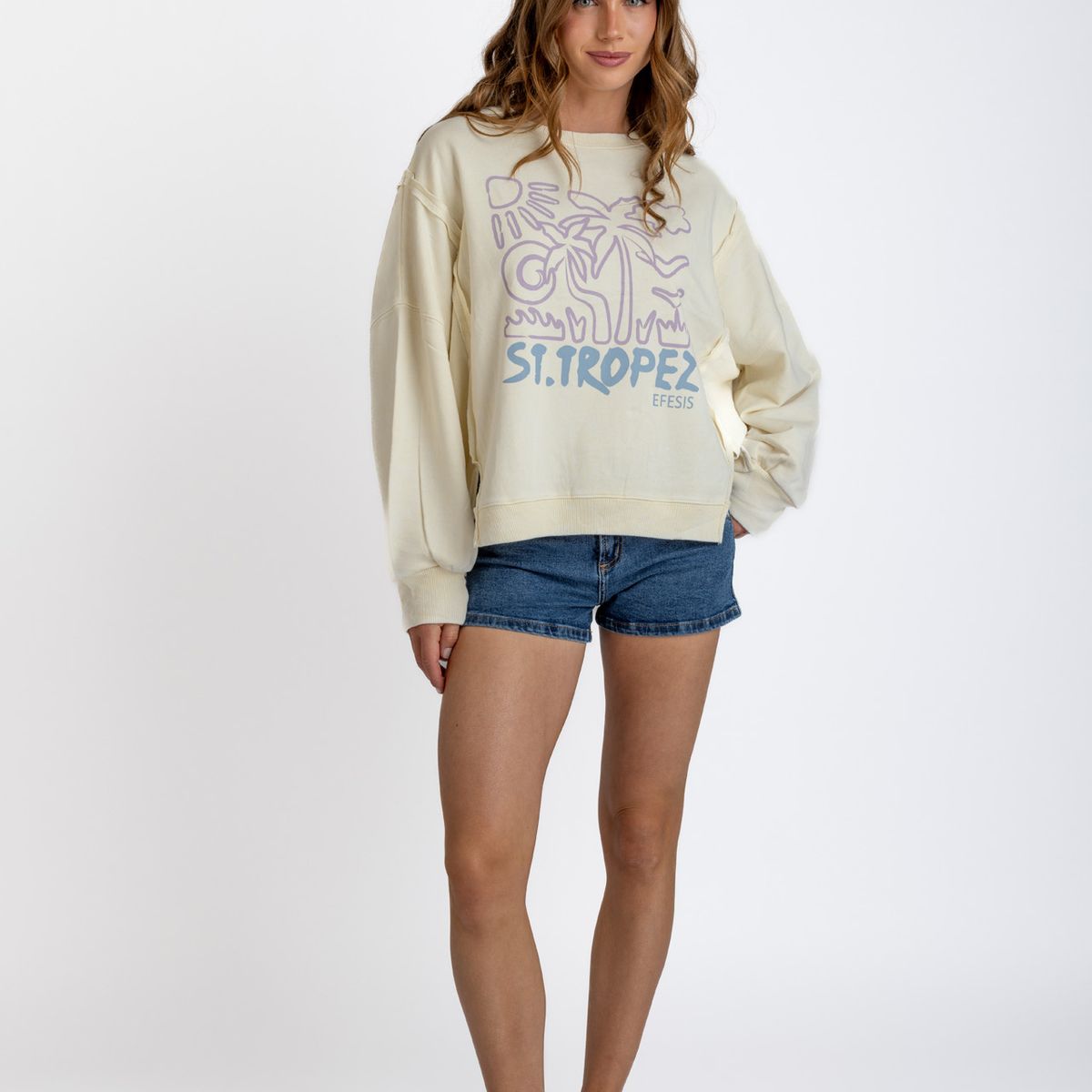 EFESIS - Polerón Oversize  Mujer Efesis