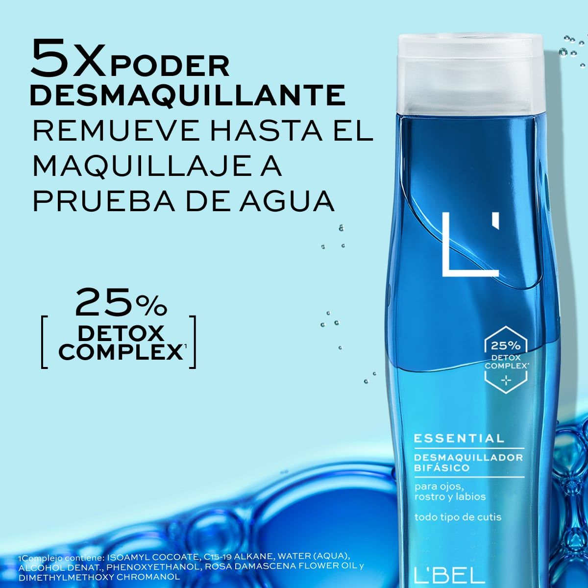 CYZONE - Desmaquillante Bifásico ojos y labios LBEL 125ml