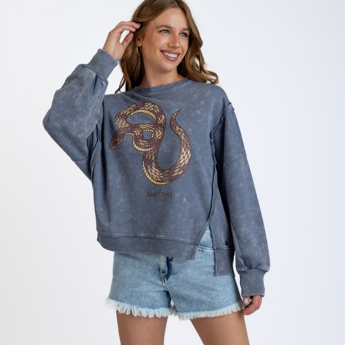 EFESIS - Polerón Oversize  Mujer Efesis