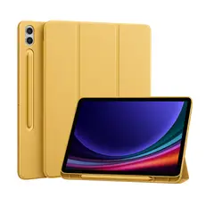 GENERICO - Fundas Con Porta Lápiz Para Galaxy Tab S9+ S9fe+ S10+ Dorado