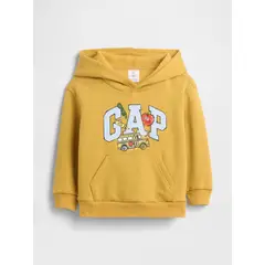 GAP - Polerón Toddler Niño Con Gorro Sin Cierre Logo Amarillo