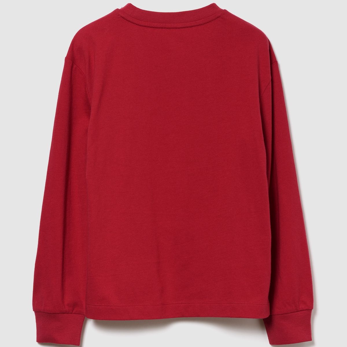 GAP - Polera Niño Gap Logo Manga Larga Rojo