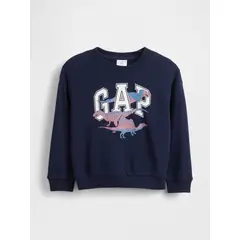 GAP - Polerón Toddler Niño Logo Crew Azul