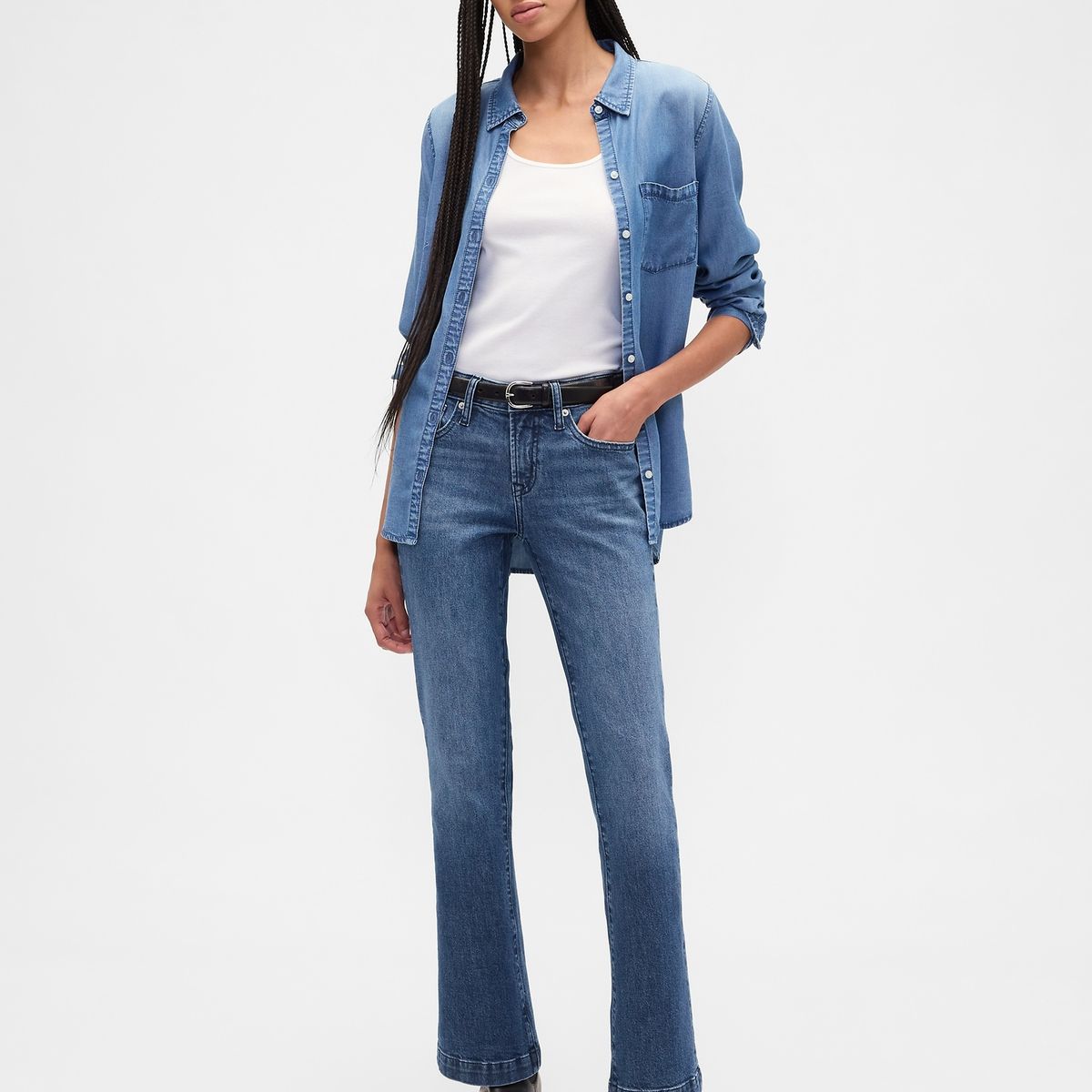 GAP - Jeans Mujer Flare Denim Gap