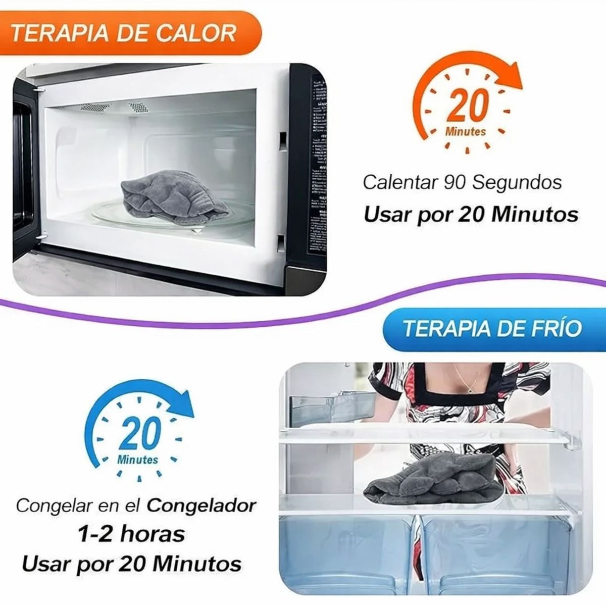 MOVI - MANTA ALIVIA DOLORES CUELLO HOMBROS Y ESPALDA CALOR Y FRIO