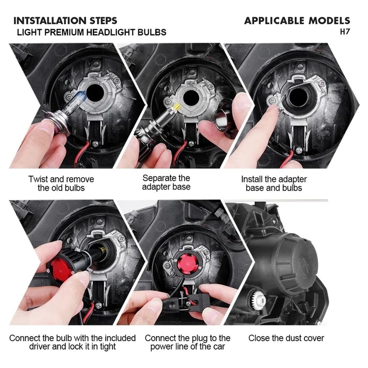 GENERICO - Ampolleta Led 360° Hyosung Gtr 250-650 Alta Y Baja  50000lm