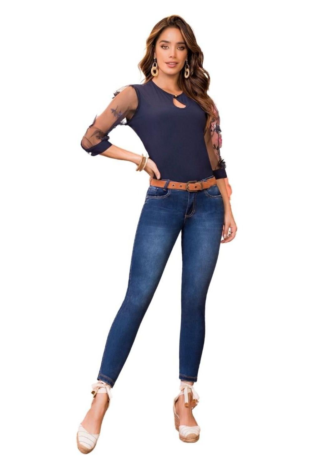 BARTOLOMEO JEANS - Jeans Colombiano 1316 Azul Bartolomeo