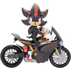 SONIC - Figura Shadow 13 Cm 3 Movie Con Motocicleta 5 Original JAKKS