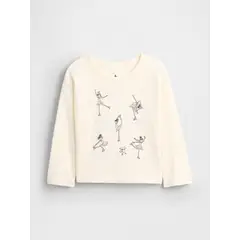 GAP - Polera Toddler Niña Manga Larga Rosado