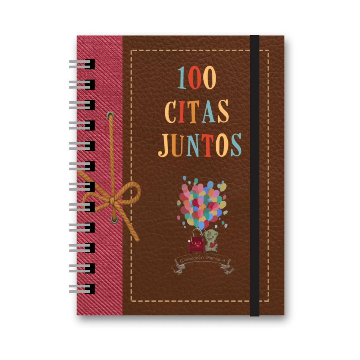 GENERICO - Agenda 100 citas juntos versión "Libro de aventuras"