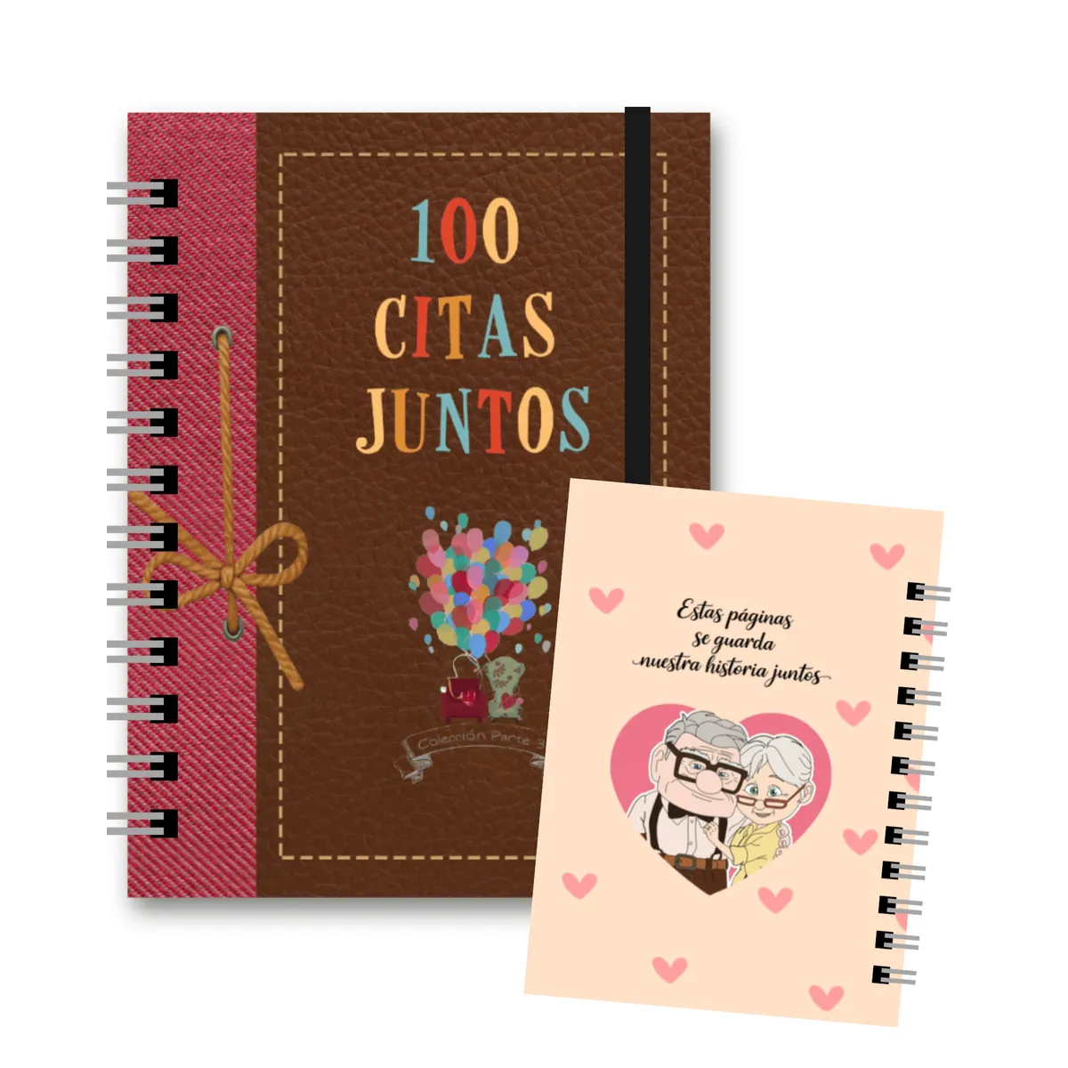 GENERICO - Agenda 100 citas juntos versión "Libro de aventuras"