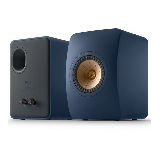 KEF - Par Parlantes Bookshelf Kef Ls50 Meta Azul