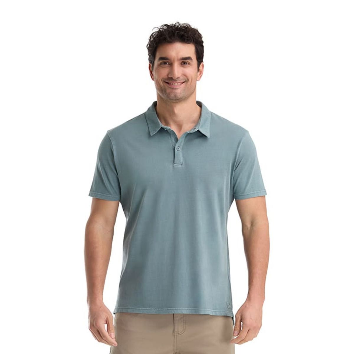 PANAMA JACK - Polera Hombre Casual Petroleo Panama Jack