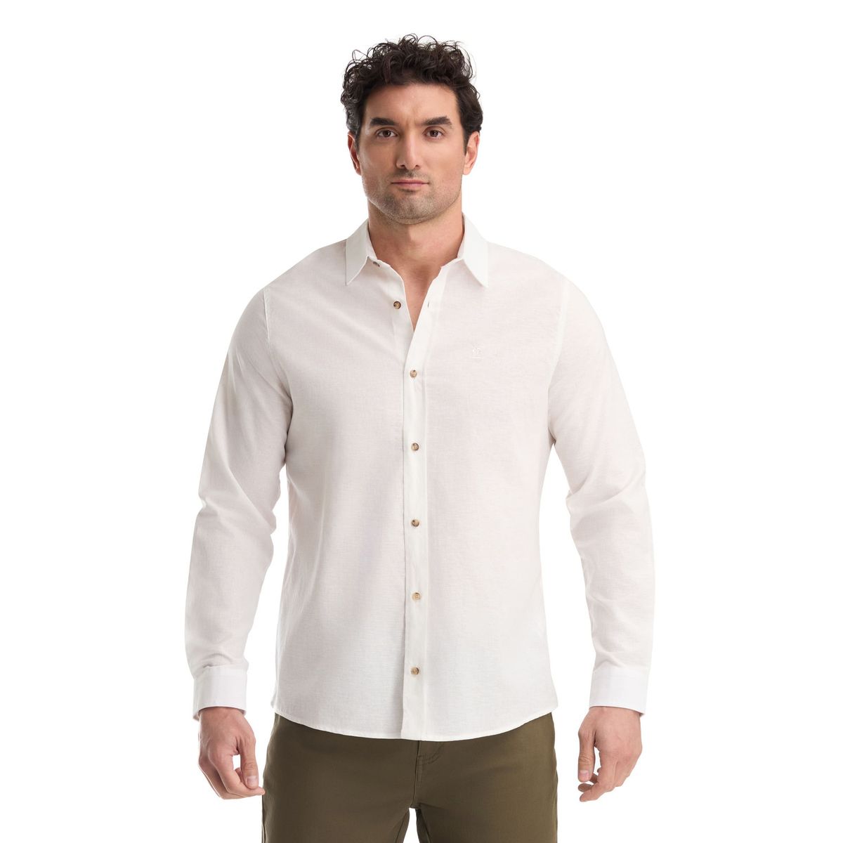 PANAMA JACK - Camisa Hombre Casual Blanco Panama Jack