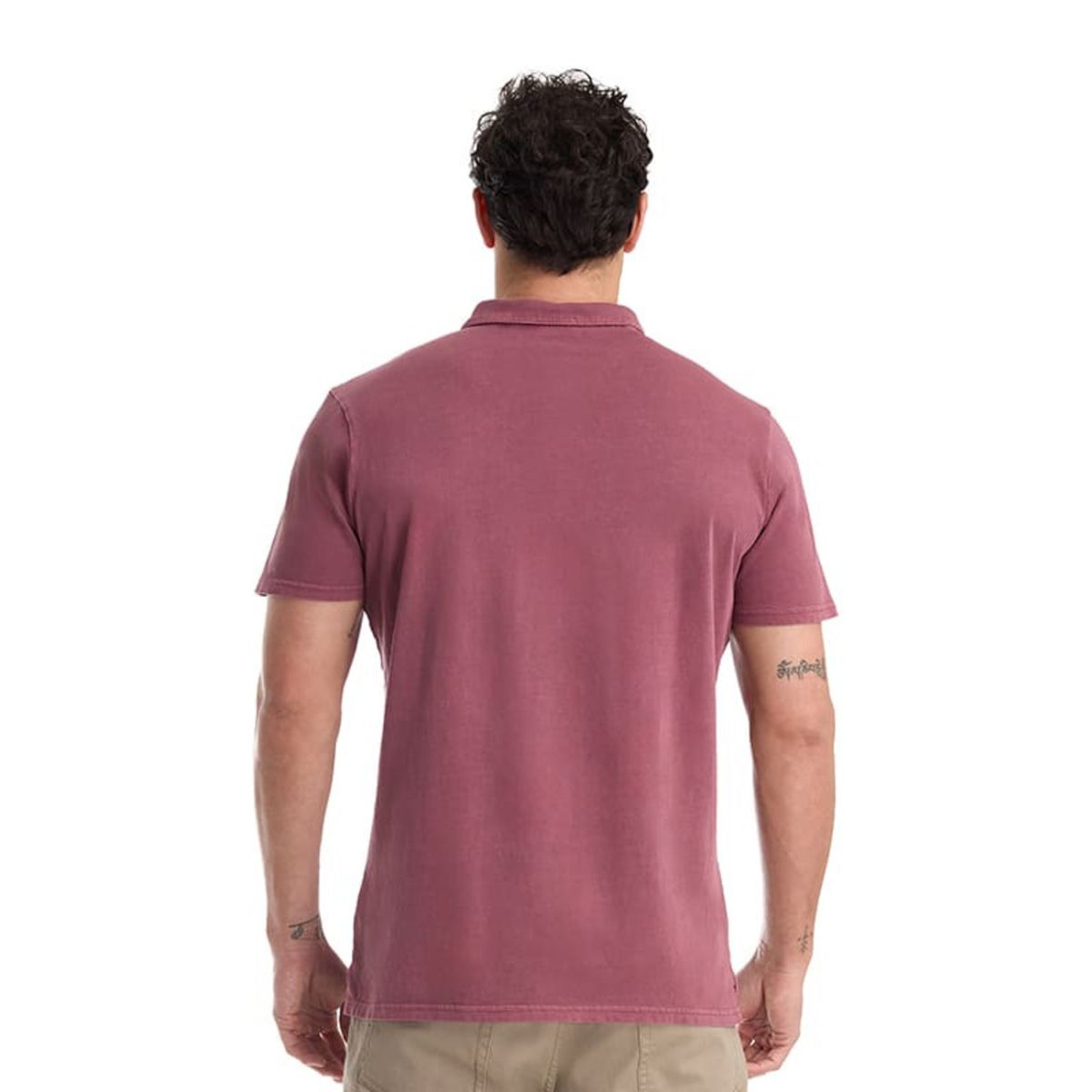 PANAMA JACK - Polera Hombre Casual Bordó Panama Jack