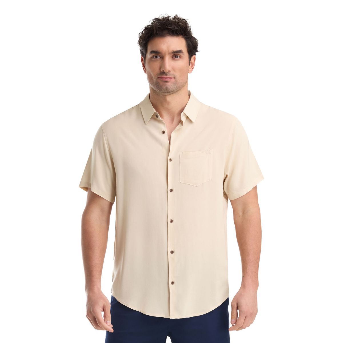 PANAMA JACK - Camisa Hombre Casual Beige Panama Jack