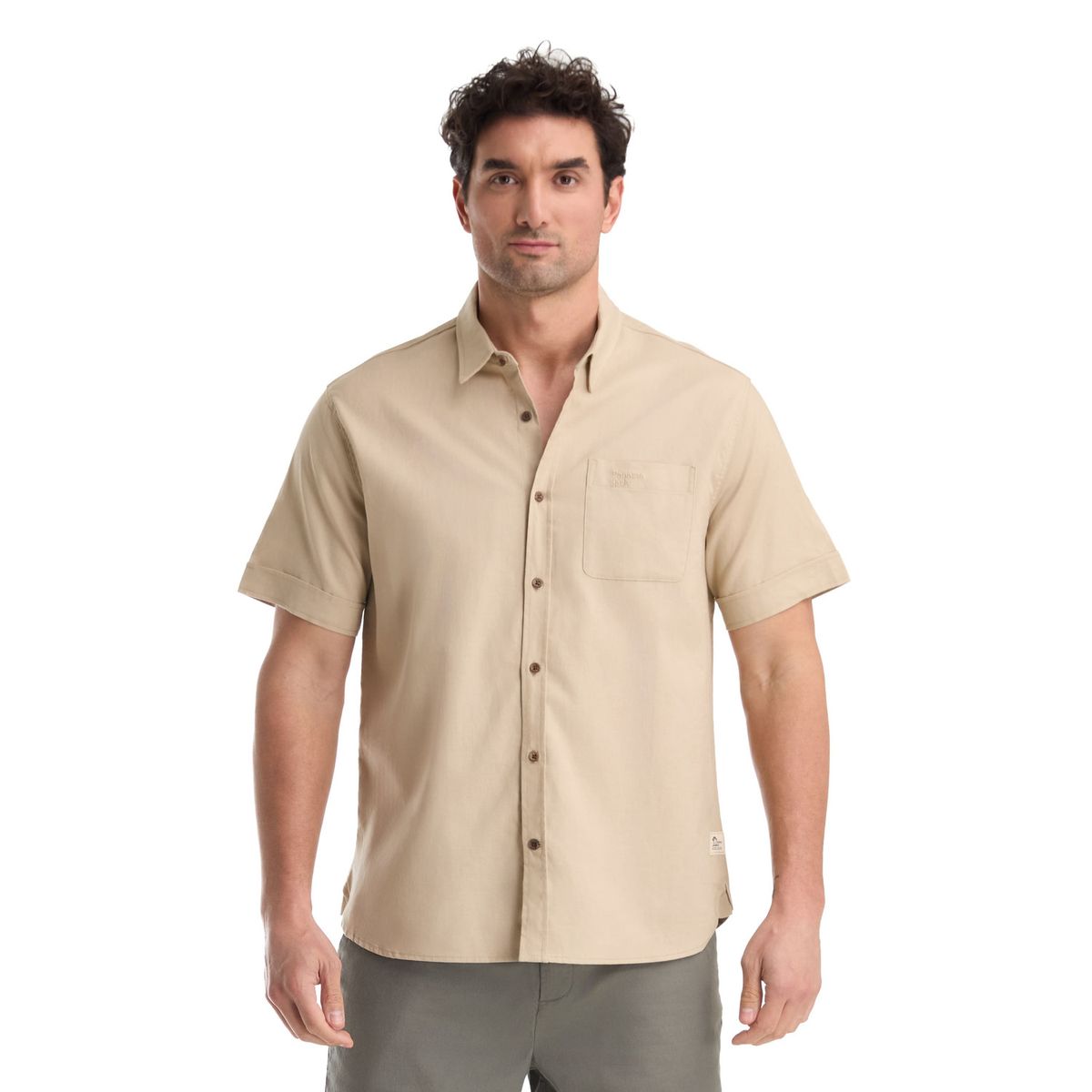 PANAMA JACK - Camisa Hombre Casual Beige Panama Jack