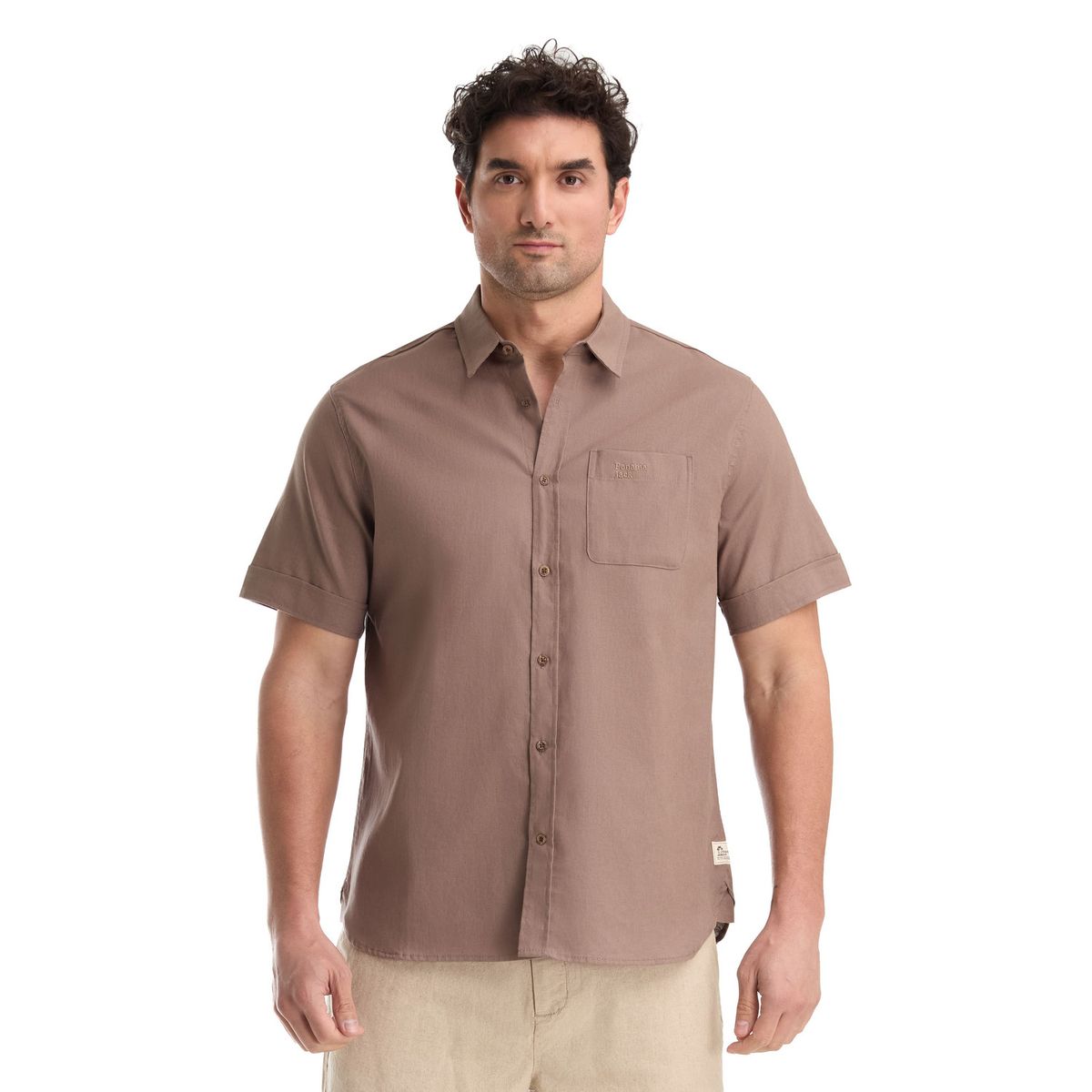 PANAMA JACK - Camisa Hombre Casual Marrón Panama Jack